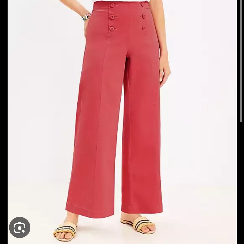 Loft women’s Sailor Pants size 12